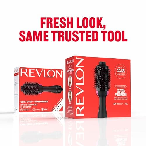 REVLON One-Step Volumizer Hair Dryer and Styler – Easy Salon-Style Blowouts – Less Frizz, More Shine, and Reduced Heat Damage, for All Hair Types and Lengths (Black) thumbnail 8