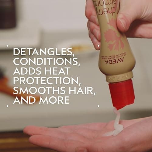 Aveda Cherry Almond Softening Leave-In Conditioner | for Normal to Dry Hair | Detangles, Heat Protection, Controls Frizz | 99% Naturally Derived*| Iconic Aroma of Tonka, Orange, Ylang Ylang, 6.7 Fl Oz thumbnail 2