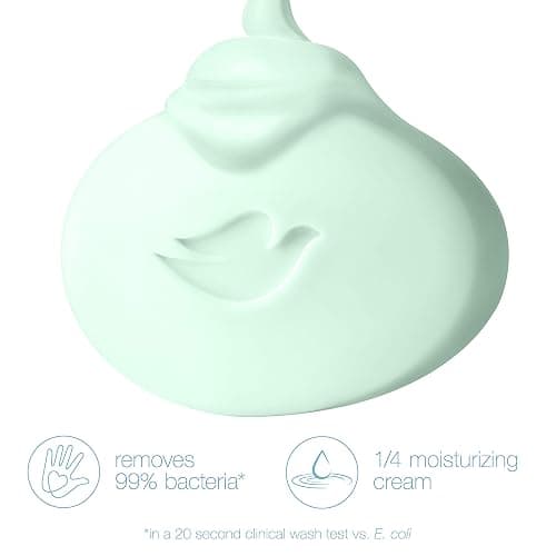 Dove Beauty Bar Soap Antibacterial Care 6 Count For Clean, Moisturized Skin, Removes Bacteria 3.75 oz thumbnail 10