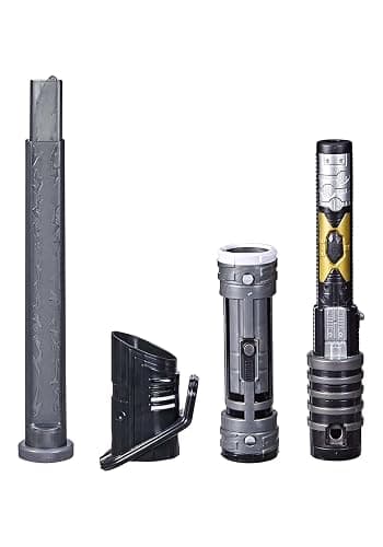 STAR WARS Lightsaber Forge Darksaber Electronic Extendable Black Lightsaber Toy, Customizable Roleplay Toy for Kids Ages 4 and Up (Amazon Exclusive) thumbnail 3