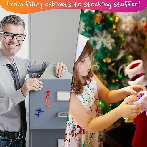 MagMen Magnetic Travel Toys: Stretchy, Fun, and Educational Fidget Toys for Kids and Adults Ages 3 and up 10 Opaque - 10 Piece- Classic Opaque thumbnail 5