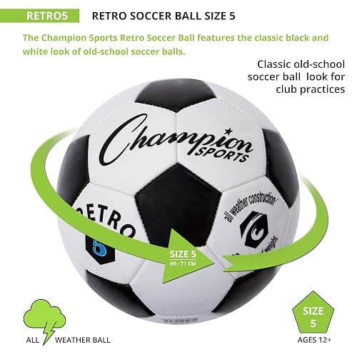 Champion Sports Retro Soccer Ball thumbnail 3