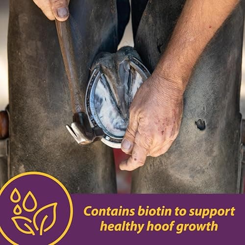 Horse Health Vita Biotin Crumbles horse hoof Supplement, Helps maintain healthy, sound hooves and strong hoof walls, 3 lbs., 48 day supply thumbnail 3