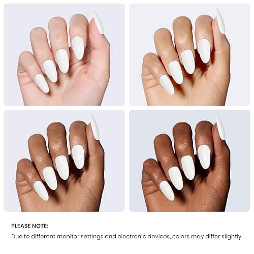 Beetles White Gel Nail Polish - French White 1PC 15ml Gel Polish Soak Off UV LED Needed Nail Art Manicure Salon DIY Design at Home Spring Nails Gifts for Woman thumbnail 5