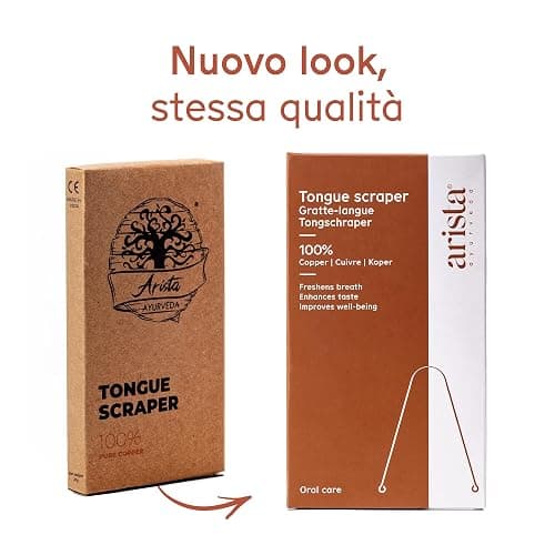 Arista Pulisci Lingua Rame, Pack 2 Raschietto Lingua, Nettalingua Rame per Pulizia Lingua, Ayurveda Prodotti per Lingua Pulizia, Alito Cattivo Rimedi, Pulitore Lingua thumbnail 7