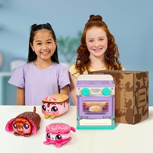 The Cookeez Makery Lil' Bakez Multi Pet Playset, Comes to Mix & Make 3 Bakes, Includes 3 Non-Electric Scented Plush Pets, Ingredients, Accessories, & Apron- Amazon Exclusive thumbnail 5