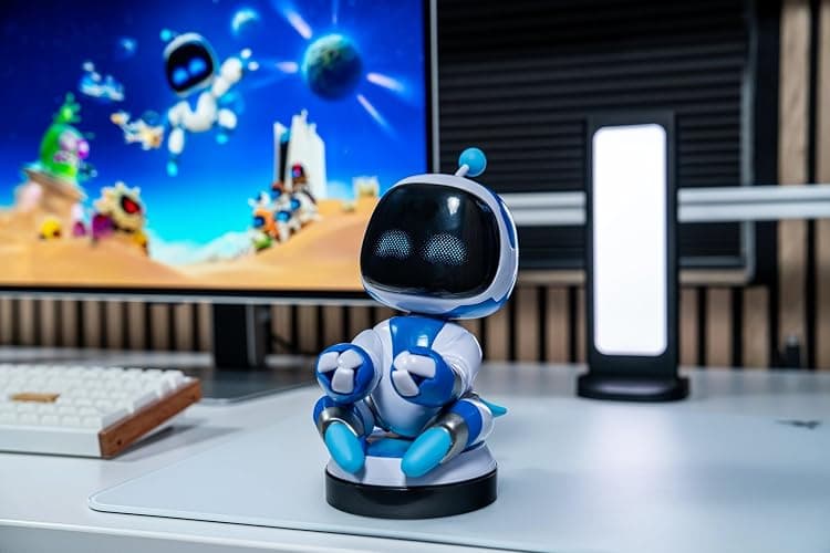Cableguys Astro Bot Controller Holder & Phone Stand - Gaming Setup Accessories for Desk and Game Room, Controller Stand Compatible with Xbox, PlayStation & Most Standard Game Controllers thumbnail 2