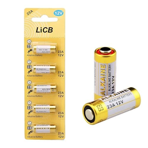 LiCB A23 23A 12V Alkaline Battery (5-Pack) - Image 1