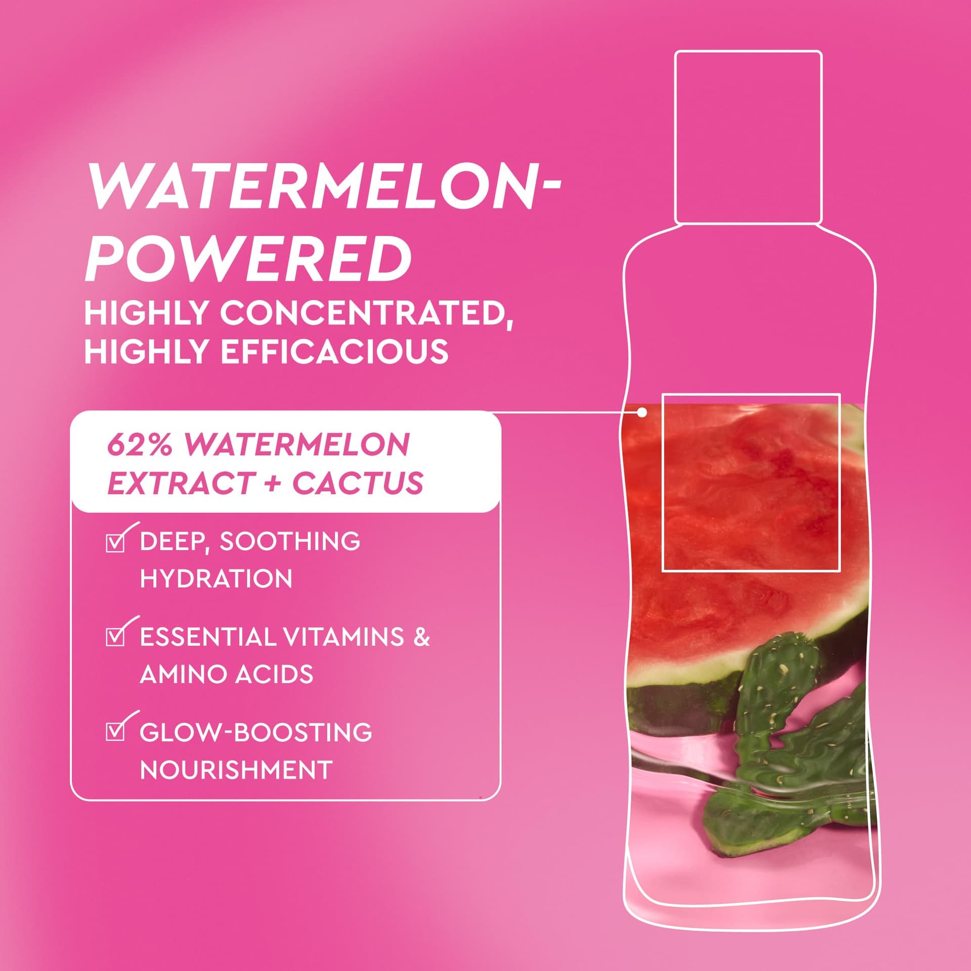 Glow Recipe Mini Watermelon BHA + PHA Pore Tight Face Toner, Mild Exfoliating Toner with Hyaluronic Acid, Cactus Water, Calming Cucumber, Tea Extract, Travel Size, 40ml thumbnail 7