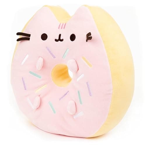 GUND Sprinkle Donut Pusheen Squishy Plush Stuffed Animal Cat, Pink and Mint, 12” thumbnail 3