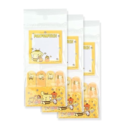Cute Sticky Notes 3 Pack - Kawaii Sticky Notes, Cute Cartoon Self Stick Memo Pads, Office Stationery Supplies, Desk Accessories - Quality Adhesive for Notes/Reminder (Pompom-Puin) thumbnail 6