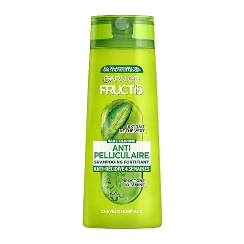 Garnier Fructis Shampooing Fortifiant Antipelliculaire Cheveux Sains 300ml | Superfruit origine naturelle, Actifs puissants science, Cheveux visiblement plus forts, Système fortifiant quotidien - Image 1