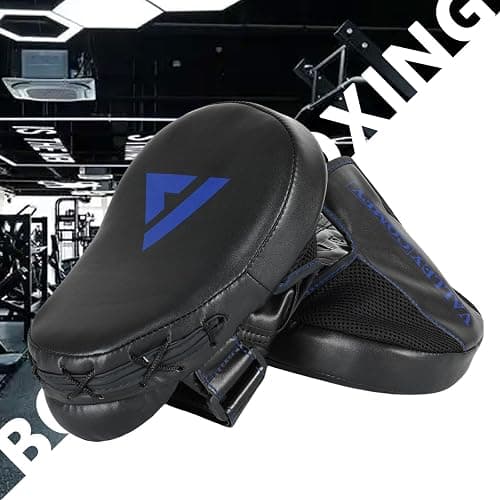 Valleycomfy Boxing Punching Mitts,Boxing Pads Mitts for Men,Ideal for Boxing Training,Kickboxing,Martial Arts thumbnail 2