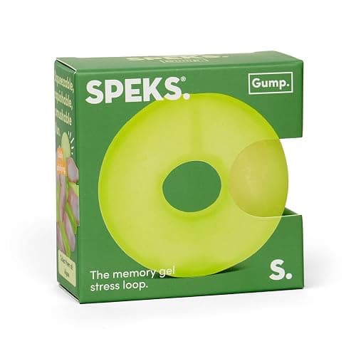 SPEKS Gump Loop | Algae | Ultra Soft Squishy Fidget Toy for Adults & Teens | Palm Sized Fun Stress Relief & Desk Toy | Squeezable Memory Loop with Gel Filling - Image 1