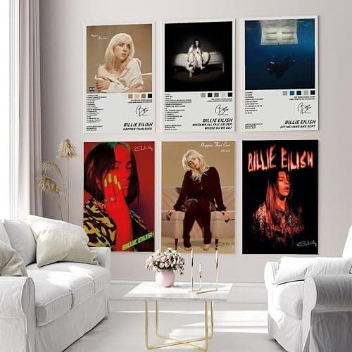 KUNYOS A Set Of 6 Poster (Unframed) Album Cover Posters Music Canvas Posters 08x12inch(20x30cm) Style-4 thumbnail 4