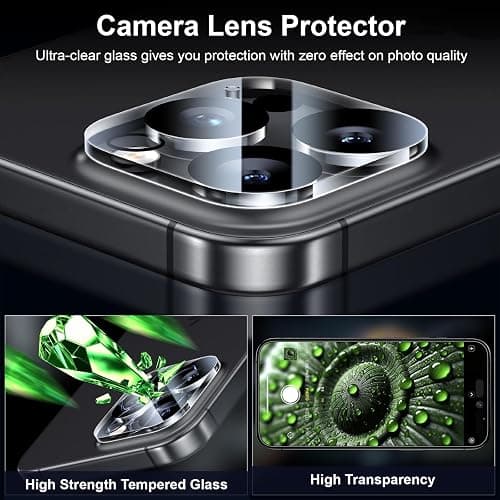 Esanik [2+2 Pack for iPhone 16 Pro Matte Glass Screen Protector [Auto-alignment] Anti-Glare & Anti-Fingerprint,Anti-Reflection,Bubble Free, Smooth as Silk, 9H Glass Screen Cover thumbnail 7