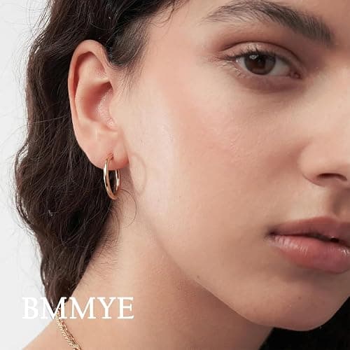 5-10 Pairs Small Gold Silver Hoop Earrings for Women, Stainless Steel Earrings Set Mens Lightweight Thin Hypoallergenic Small Hoops Set thumbnail 6