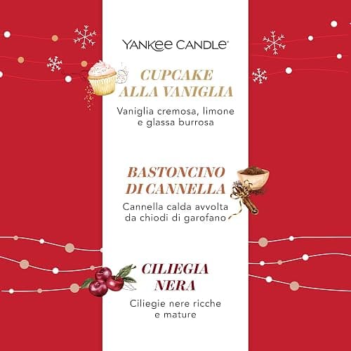 Yankee Candle Set regalo di candele profumate | 3 mini candele votive profumate | Miscela di cera di soia | Regali perfetti per le donne thumbnail 3