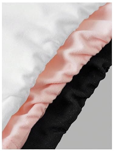 SOLY HUX Girl's Tank Tops 3 Packs Cute Ruched Spaghetti Strap Camisole Slim Fit Undershirts thumbnail 2