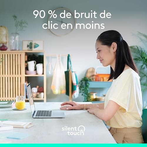 Logitech Signature M650 Souris sans fil - Pour Mains de Petites & Moyennes Tailles, Pile 2 ans, Clics Silencieux, Boutons de Côtés Programmables, Bluetooth, PC/Mac/Multi-Device/Chromebook - Rose thumbnail 5