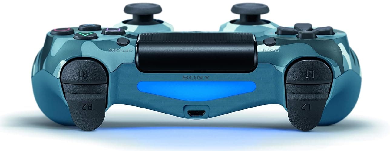DualShock 4 Wireless Controller for PlayStation 4 - Blue Camouflage (Renewed) thumbnail 3