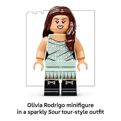 LEGO Editions Olivia Rodrigo's Vinyl 43028 | Collectible Building Toy for Girls & Boys, Ages 10+, Olivia Rodrigo Minifigure, Bedroom Decor, 360 pieces, Gift for Birthdays thumbnail 5