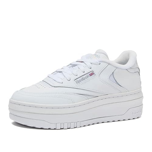 Reebok Club C Extra Platform Sneakers for Women - White Casual Tennis Women's Fashion Sneakers - Womens Shoes Size 5 to 11 - Image 1