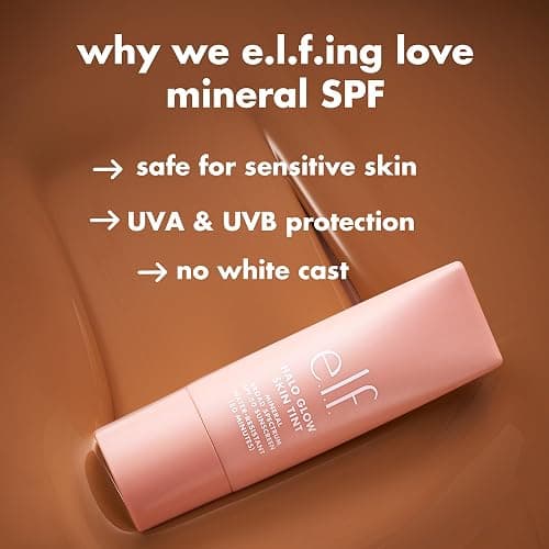 e.l.f. Halo Glow Skin Tint SPF 50, Tinted Moisturizer For Light, Buildable Coverage, Creates A Natural Glow, Vegan & Cruelty-Free, 6 Light Cool thumbnail 3
