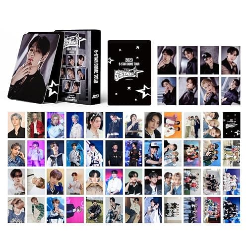 ZHENGGE 5 Stück/275 Stück Stray Kids 5 Star Lomo Karte Kpop Fotokarten Grußkarte mit Postkartenbox thumbnail 2