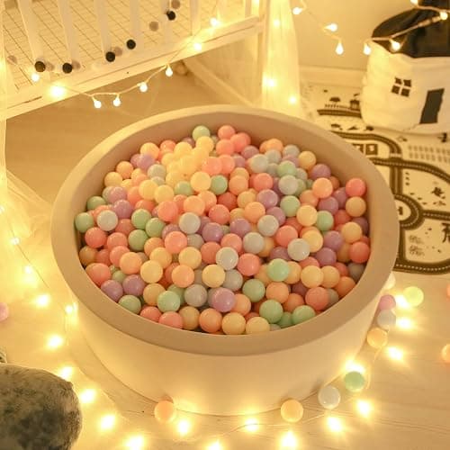 GOGOSO Ball Pits Balls for Toddlers Pack of 50 100 200 Plastics Shape Ball Non-Phthalate Non-BPA Non-Toxic 2.2-Inch Crush Proof Play Balls thumbnail 9