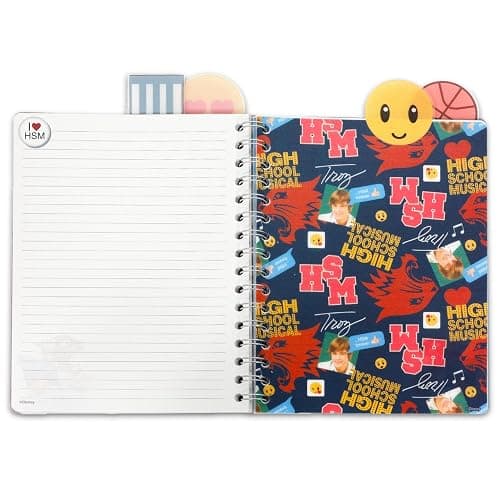 Disney High School Musical Journal Set - Bundle with Zac Efron Notebook with Tab Dividers Plus Stickers, More for Kids, Teens, and Adults | High School Musical Journal Notebook thumbnail 3