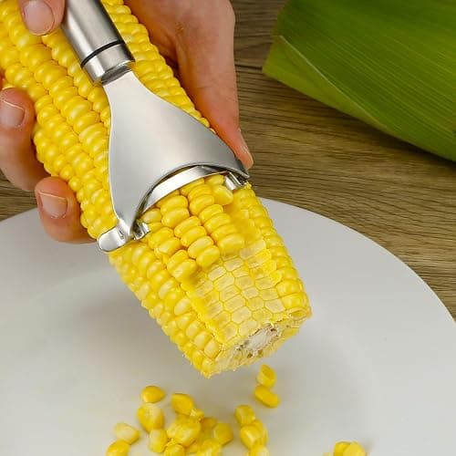Corn Peeler Stainless Stee Corn Cob Stripper Tool Corn Thresher from the Cob, Removes Corn Kernels From Corn Cobs In Seconds, Kitchen Gadget thumbnail 2