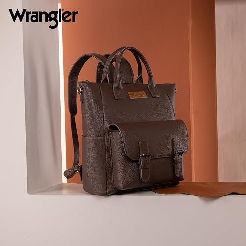 Montana West Wrangler Backpack Purse for Women Medium Convertible Shoulder Bag with Strap for Travel Work thumbnail 2