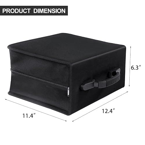 Siveit CD/DVD Binder, CD DVD Case Holder Binder 400 Capacity CD/DVD Wallet Storage Booklet Album Box (White binder, Black) thumbnail 6