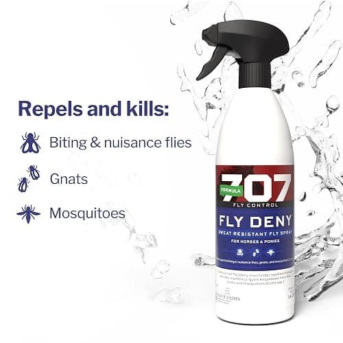 Formula 707 Fly Deny Spray for Horses & Ponies, 32 oz – 14-Day Protection thumbnail 5