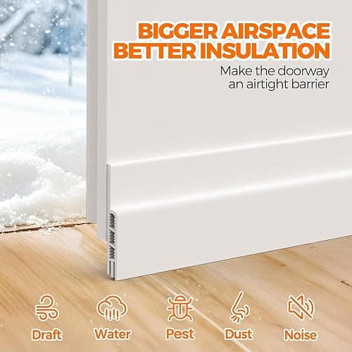 Indoor Under-Door Draft Stopper Insulator thumbnail 2