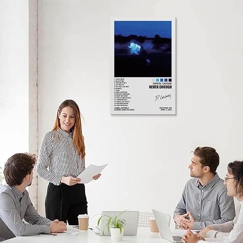 BOODU Daniel Poster Caesar Never Enough Album Cover Posters Music Poster for Room Aesthetic Canvas Wall Art Bedroom Decor 12x18inch(30x45cm), Unframe-style thumbnail 5