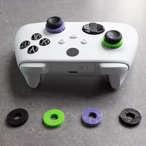 KontrolFreek Precision Rings | Aim Assist Motion Control for PlayStation 4 (PS4), PS5, Xbox One, XBX, Switch Pro & Scuf Controller (Black/Purple/Green) thumbnail 5