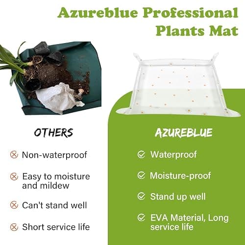 Repotting Mat for Indoor Plants Waterproof Clear Potting Mat Foldable Plant Potting Repotting Tray Portable Gardening Tray for Indoor Potting Soil, House Plants Orchid,Succulents 31.5 x 23.6 thumbnail 6