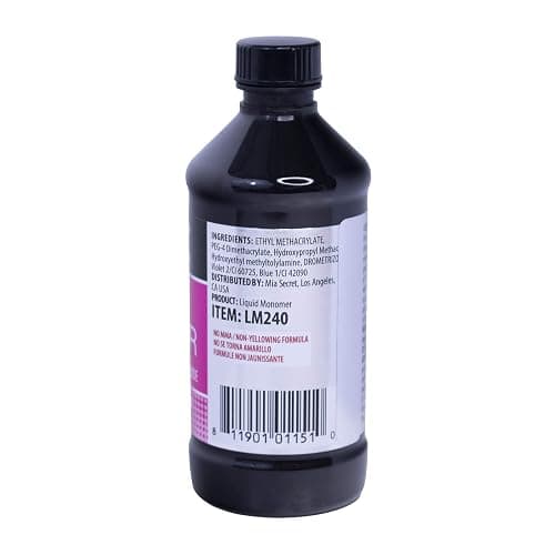 Mia Secret 8 oz / 240ml LIQUID MONOMER PROFESSIONAL ACRYLIC NAIL SYSTEM thumbnail 2