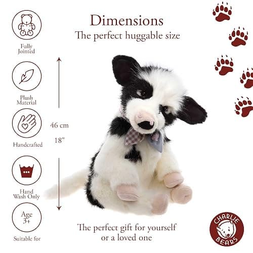 Charlie Bears Milkshake | Plush Cow Collectable thumbnail 3