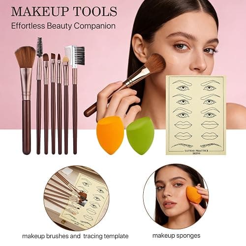 All in One Makeup Kit for Women Full Kit, Travel Makeup Set, Make up Foundation Eyeshadow Palette Concealer Lipstick Eyeliner Cosmetic Brushes Makeup Gift Set for Women Teen Girls thumbnail 7