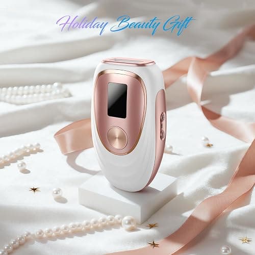 Oreeth Laser Hair Removal Device, at-Home IPL Hair Removal for Women & Men - Safe 45°F Ice-Cooling Contact for Painless & Long-Lasting Results, 86% Hair Reduction in 3 Weeks for Full Body, Gold/White thumbnail 9