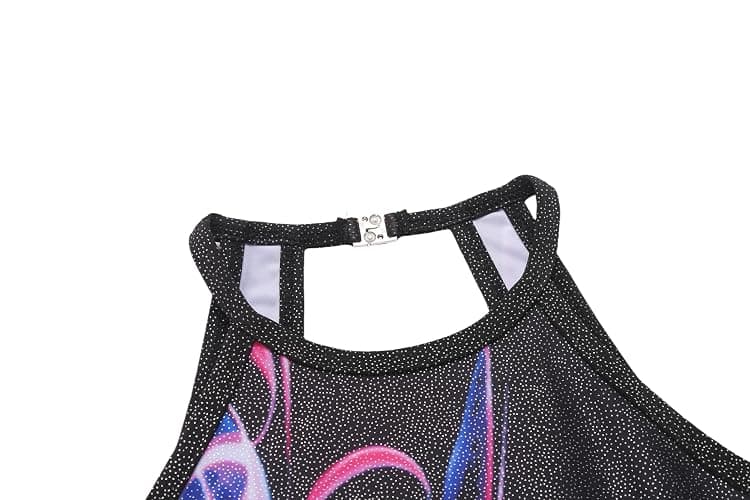 Zaclotre Girls Gymnastics Leotards Clasp Back Leotard with Tumbling Shorts | Toddler,Little,Big Girls,Sparkly Sleeveless Dance Unitards,Gymnastics Outfits with Removable Gym Shorts,Tumbling Leotards thumbnail 6
