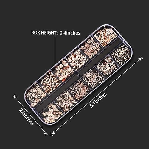 Artdone 9 boxes Nail Rhinestones,Nail Gems Nail Diamonds,Nail Art Studs Nail Crystals Nail Sequins for Nails Kit with 1 Tweezers and 3 Pen for Nail Art Supplies Accessories thumbnail 2