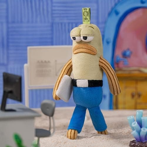 POP MART Spongebob - Bikini Bottom Buddies - Whimsical Plush Blind Box, Blind Box Figures, Random Design Action Figures Collectible Toys Home Decorations, Single Box thumbnail 2