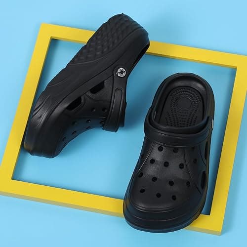 CERYTHRINA Gardener Platform Clogs Slippers Hight Heels Mules Clog Slip on Wedge Sandals thumbnail 7