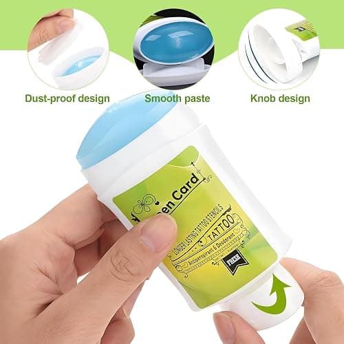 Anghie 2PCS Tattoo Transfer Gel Cream Stencil Gel (1.8 oz) for Transfer Stickers Paper, Professional Transfer Soap Tattoo Transfer Cream Long Lasting for Tattoo Artist thumbnail 4