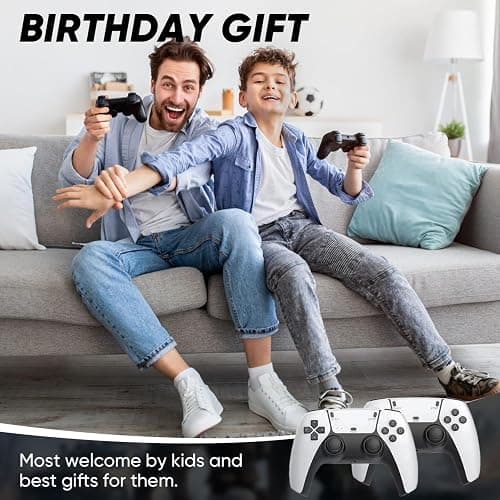 2026 Upgraded M15 Retro Game Stick, 4K HDMI Video Games Console with 40,000+ Built-in Classic Games, 14 Emulators, Plug & Play TV Game Stick with Dual 2.4G Wireless Controllers (128, GB) thumbnail 7