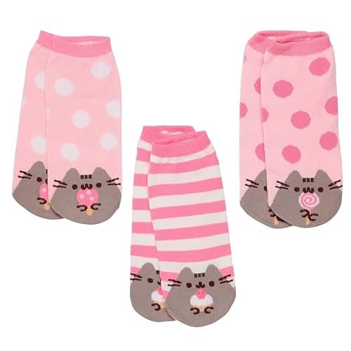 Pusheen The Cat Socks - Ladies Size 6 to10 - 3 pair - Image 1